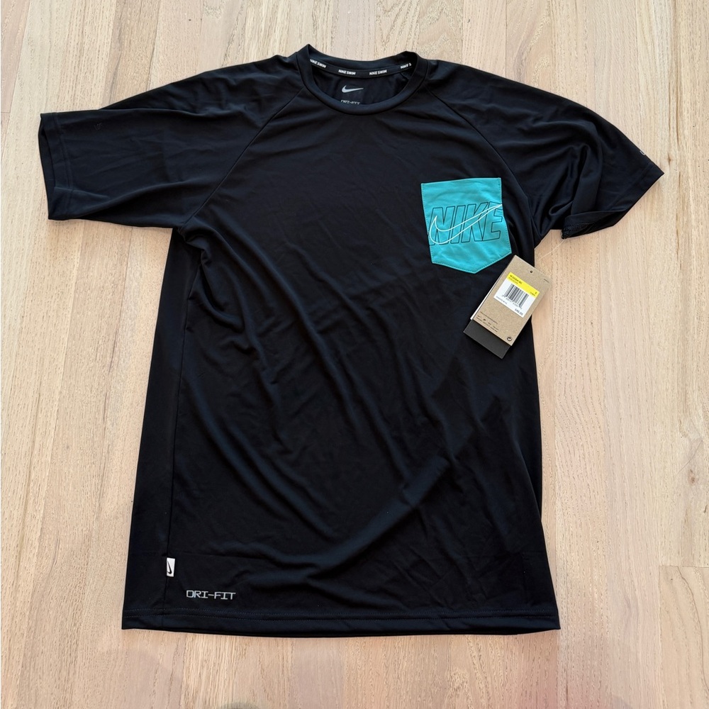 Nike Men's T-Shirt/Swim Shirt Pack - Orange, Green, Black - Picture 2 of 4